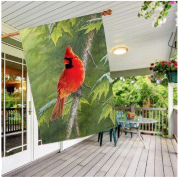 NEW Cardinal 40x28" House Flag Banner STUDIO M Premium Quality Porch Garden Yard - Picture 4 of 14